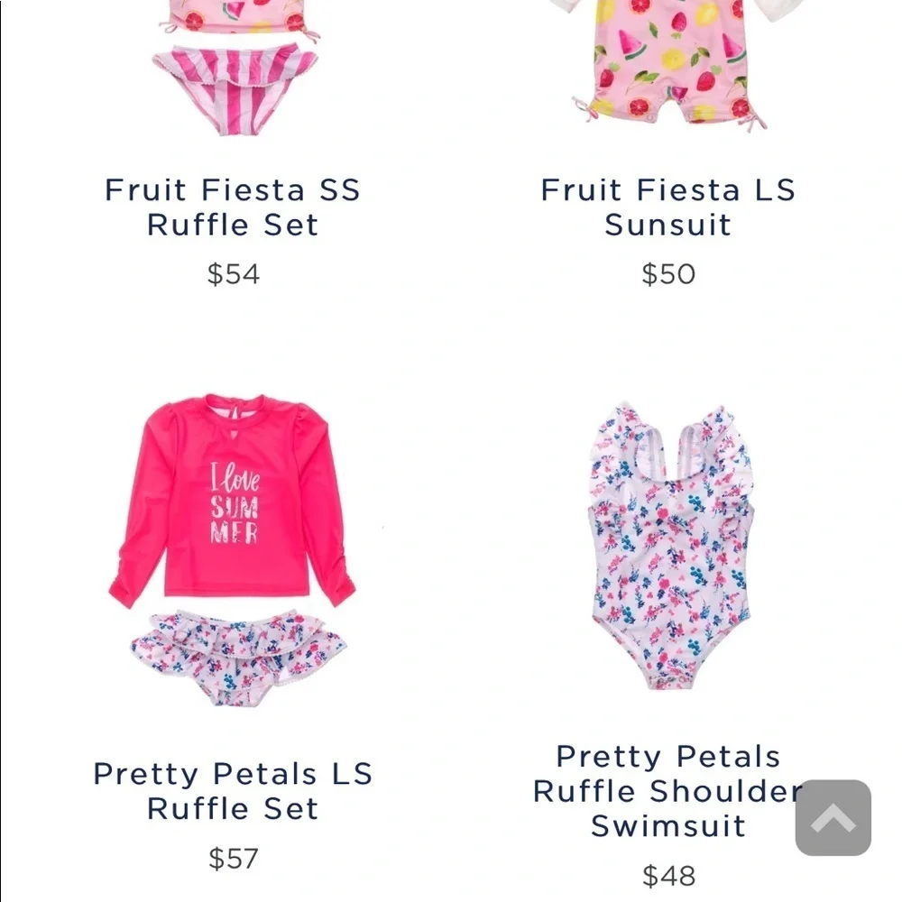 SnapperRock New Zealand 0-6 months floral swim